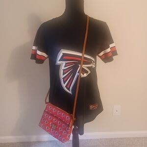 Authentic NFL Falcons Jersey and Doone and Bourke Falcons purse.